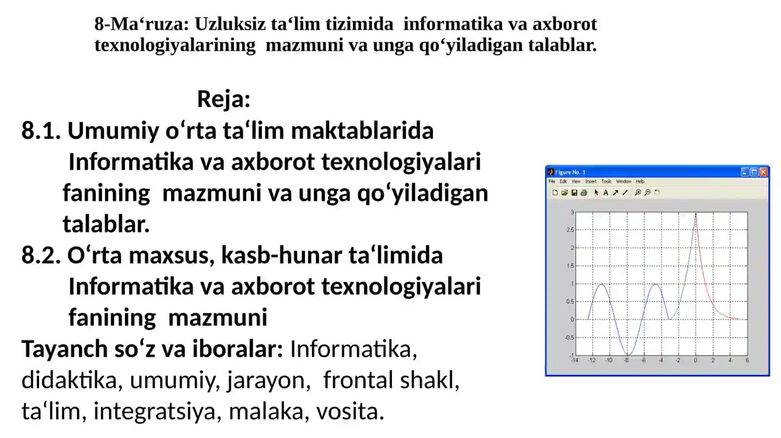Uzluksiz ta‘lim tizimida informatikava axborot texnologiyalarining mazmuni va unga qo‘yiladigan talablar 2