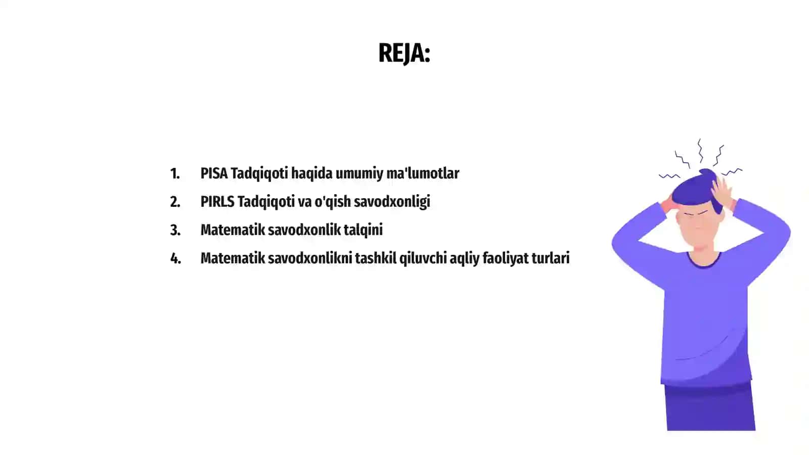 PISA Tadqiqoti haqida umumiy ma'lumotlar 2