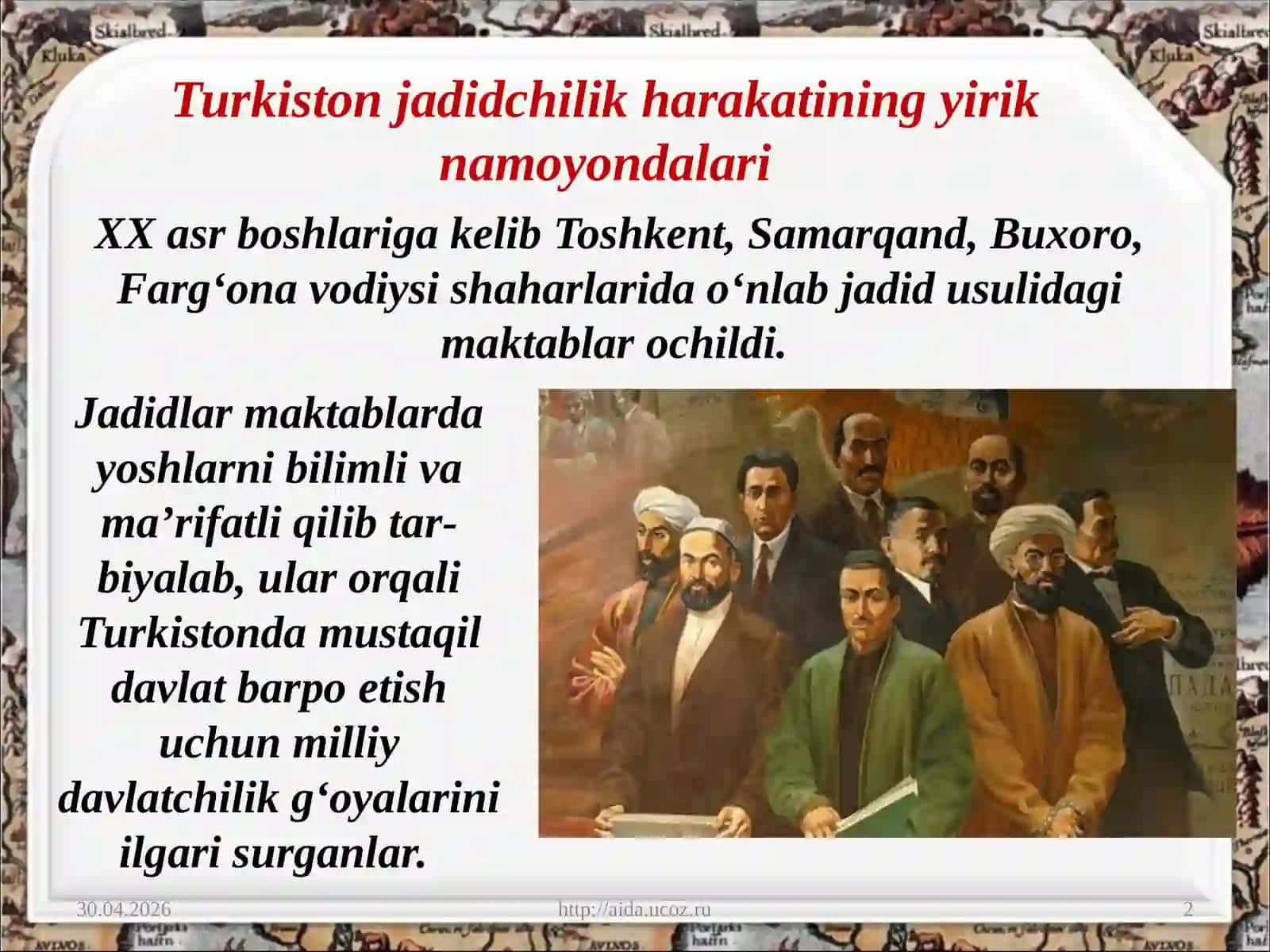 Jadid maktablari va o'qitish tizimi 2