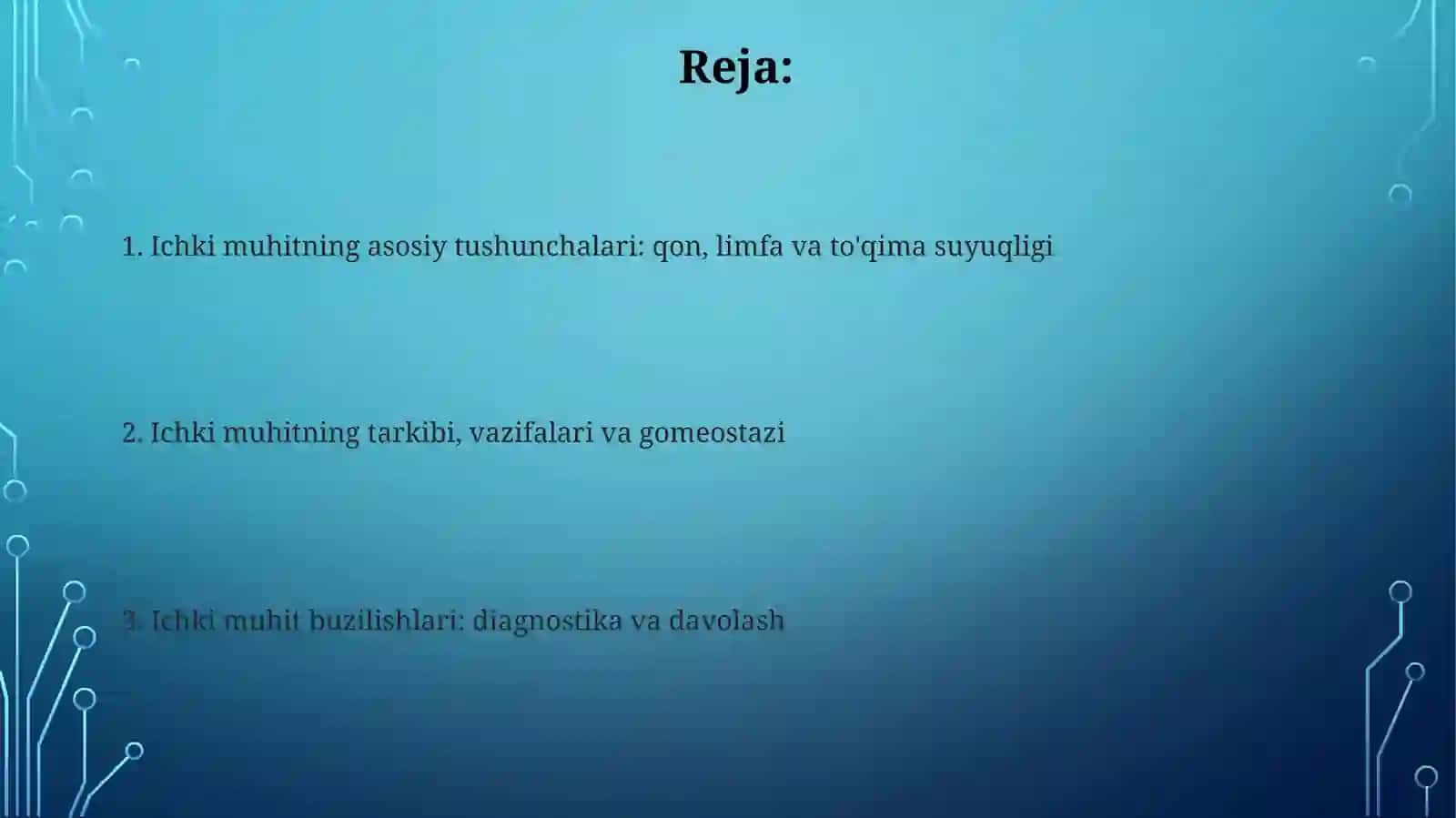 Ichki muhit toʻqimasi qon va limfa 2
