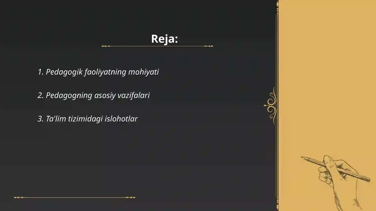Pedagog kasbi va uning va’zifalari 2