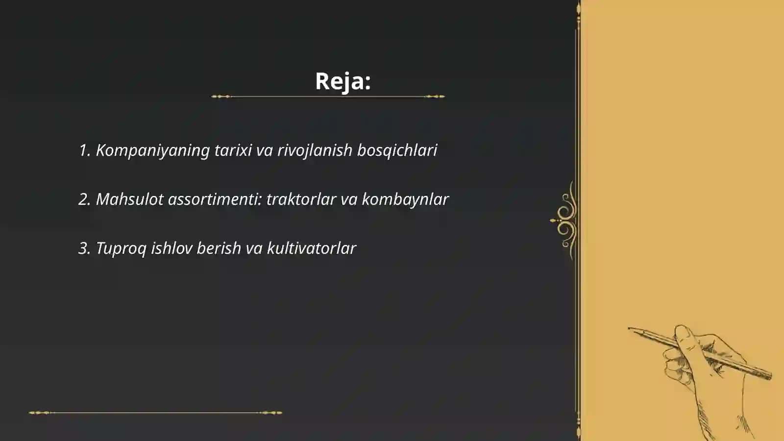Kompaniyaning tarixi va rivojlanish bosqichlari 2