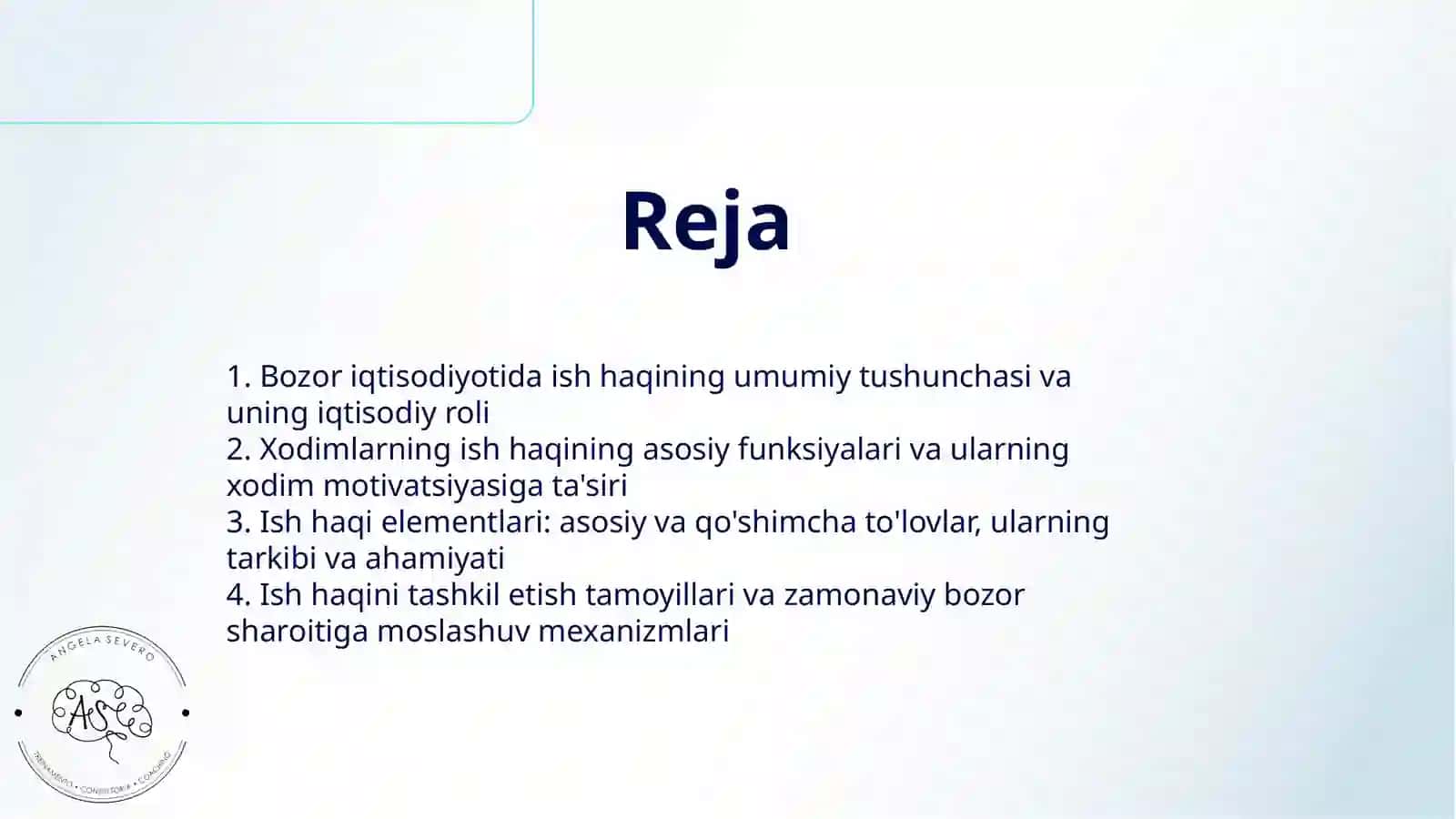 BOZOR IQTISODIYOTI SHAROITIDA XODIMLARNING ISH HAQI: FUNKSIYALARI, ELEMENTLARI VA UNI TASHKIL ETISH TAMOYILLARI 2