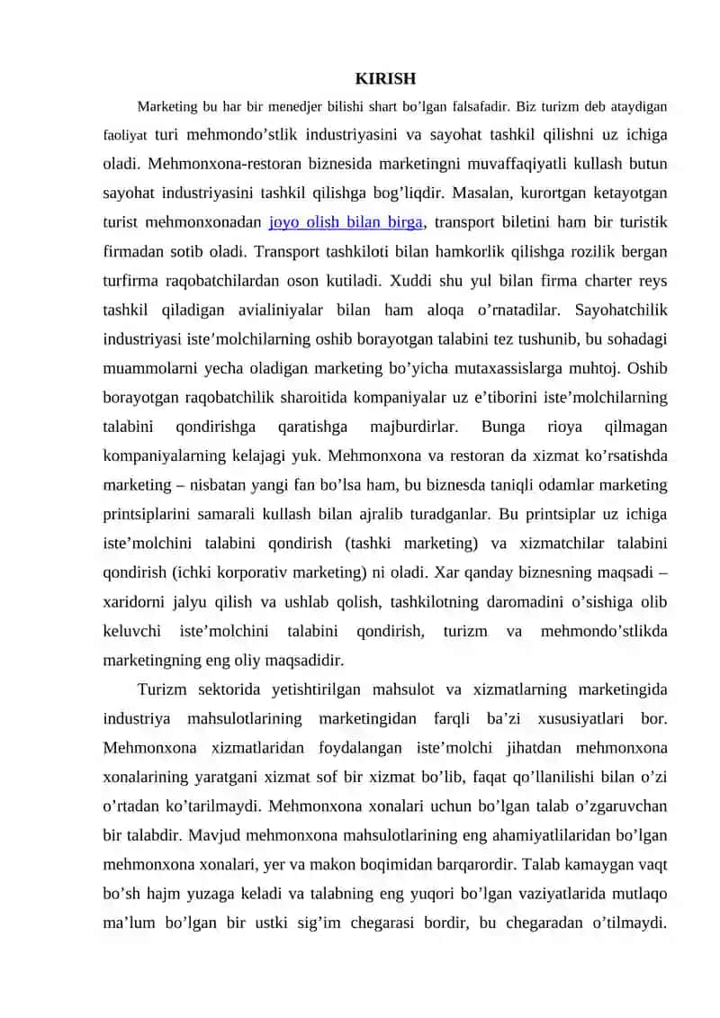 NAVBATLARNI BOSHQARISH MEHMONXONA XIZMATLAR SIFATINI TAMINLASH OMILI SIFATIDA 2