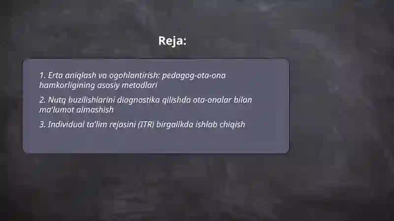 Bolalar Nutq Kamchiliklarini Bartaraf Etish 2