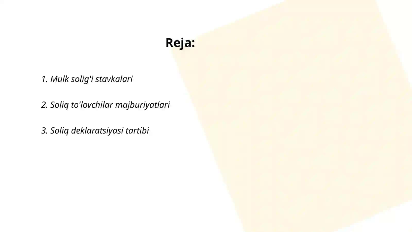 Turkiya mol mulk solig'i 2
