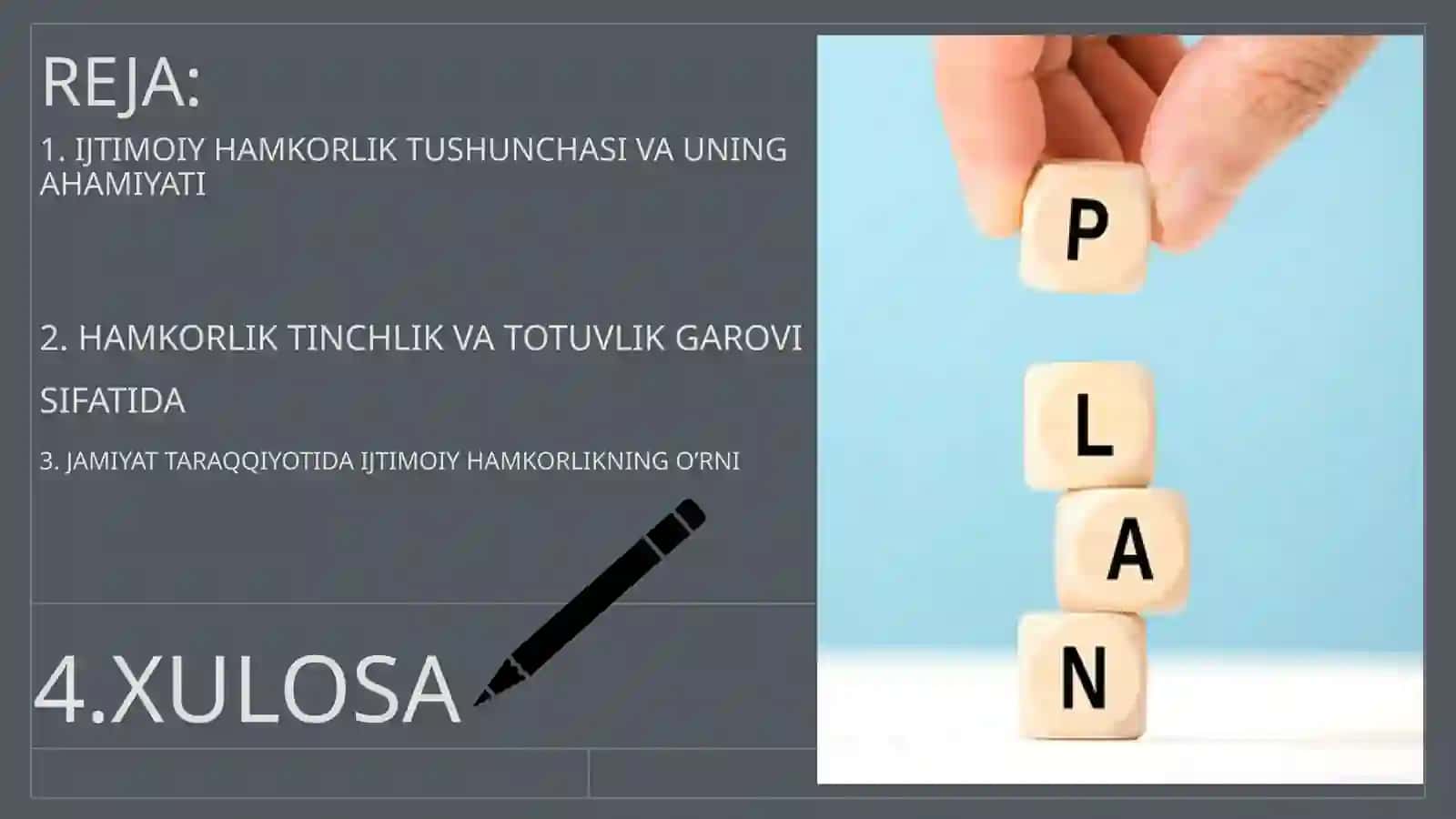 Ijtimoiy Hamkorlik-tinchlik va totuvlik omili 2
