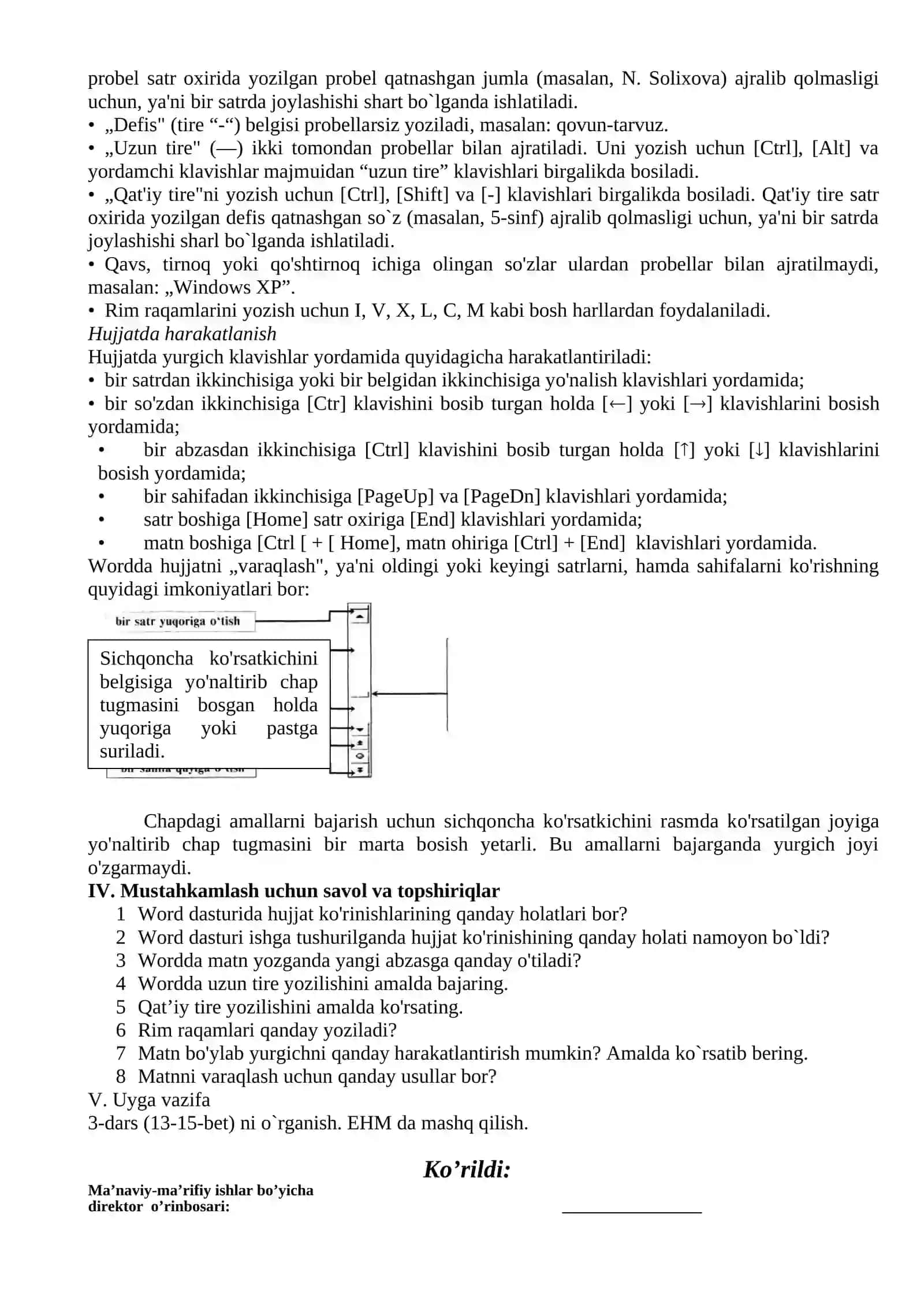 Yosh dasturchi to’garagi mashg’uloti. 18-dars 2