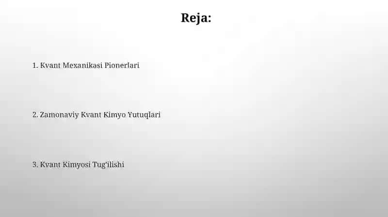 Kvant kimyosiga xissa qoʻshgan olimlar 2
