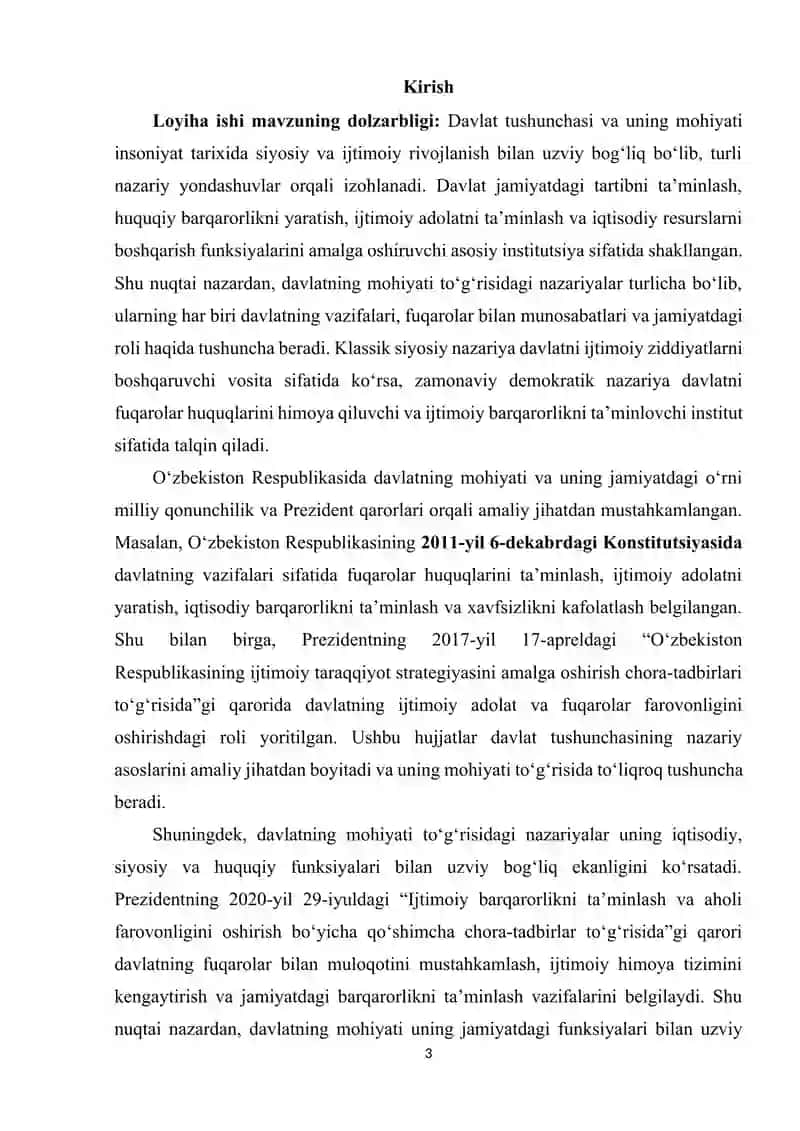 DAVLATNING MOHIYATI TOʻGʻRISIDAGI NAZARIYALARI 2