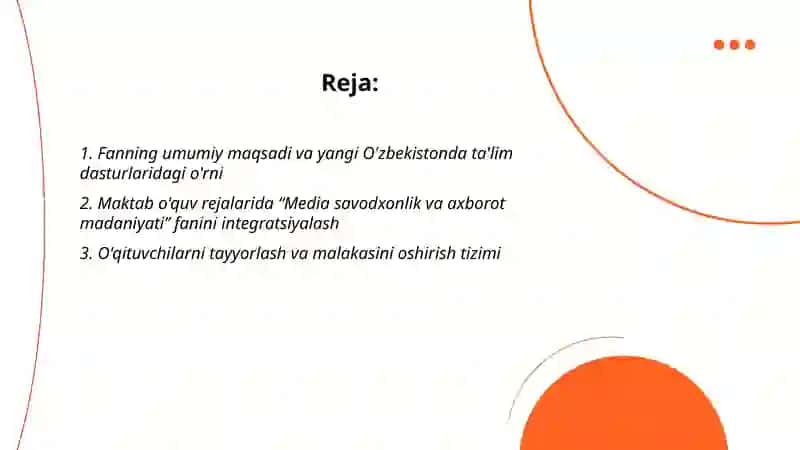 "Media savodxonlik va axborot madaniyati" fanini o`rni va ahamiyati 2
