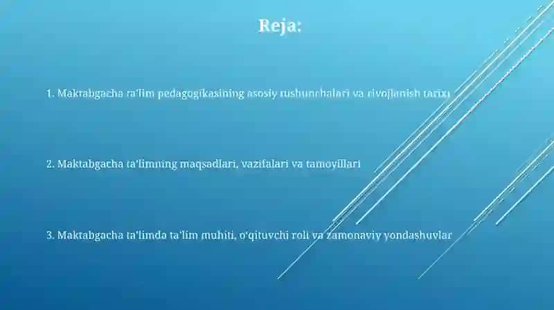Maktabgacha taʼlim pedagogikasi 2
