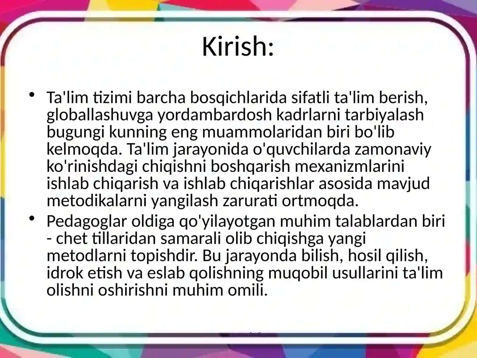 CLIL texnalogiyasining mazmun mohiyati 2