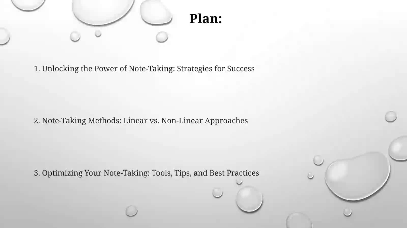 Note taking strategies 2
