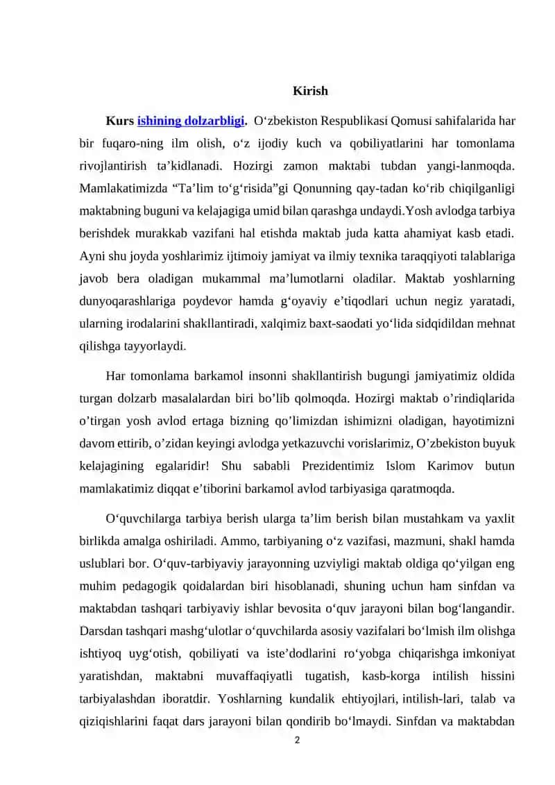 Mavzu - Pedagogik innovatsiyalar va ularni talim jarayonida qollanishning nazariy asoslari 2