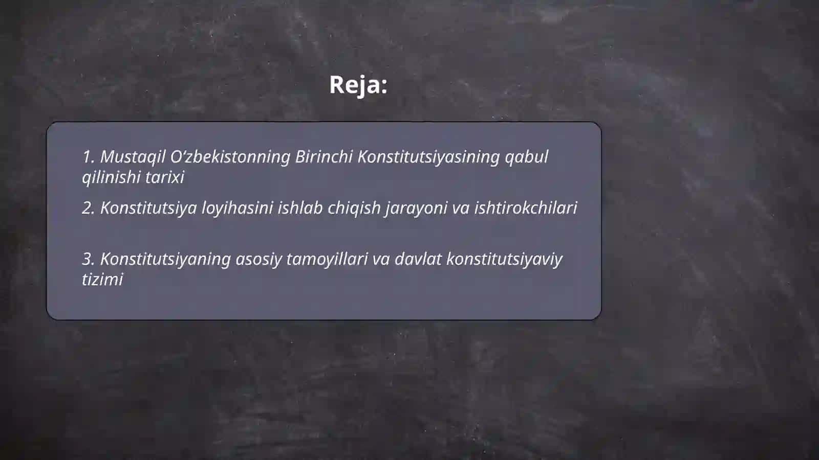 Mustaqil O‘zbekiston Respublikasi Birinchi Konstitutsiyasi va uning o‘ziga xos jihatlari 2