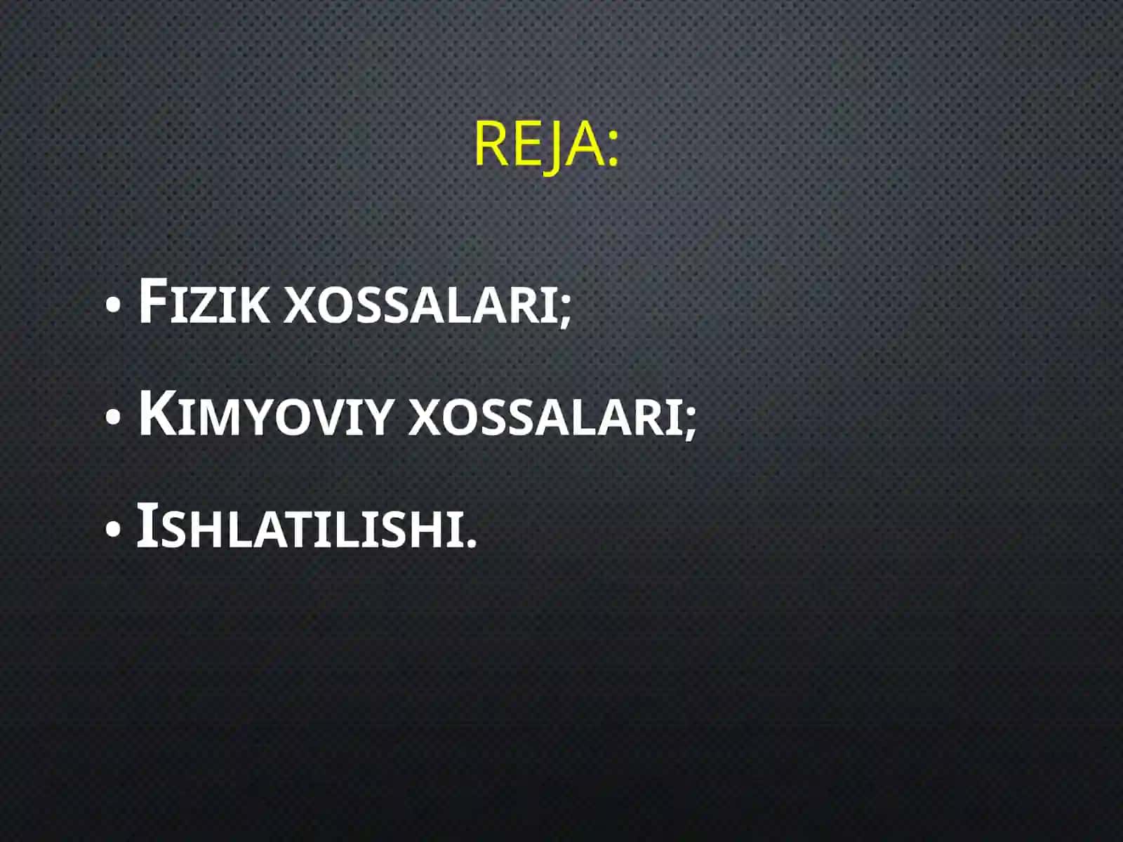 vodorodning xossalari va ishlatilishi 7 -sinf kimyo 2