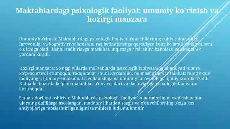 Maktablarda Psixologik Faoliyatni Samaradorligini Oshirish 2