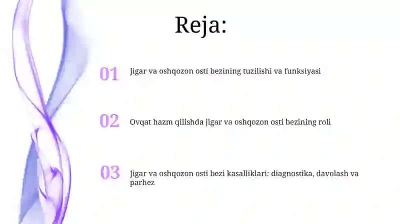 Jigar va oshqozon osti bezining hazm qilish jarayoniga ta'siri 2