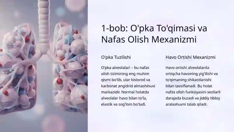 O'pka To'qimasida Havo Ortib Ketish Sindromi: Sabablari, Belgilari va Davolash 2