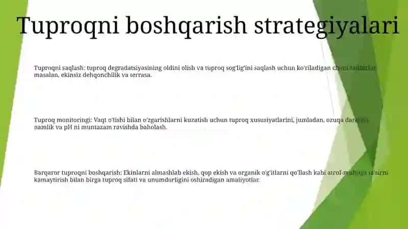 Tuproqlarni Muhofaza Qilish Va Monitoring Olib Borish 2