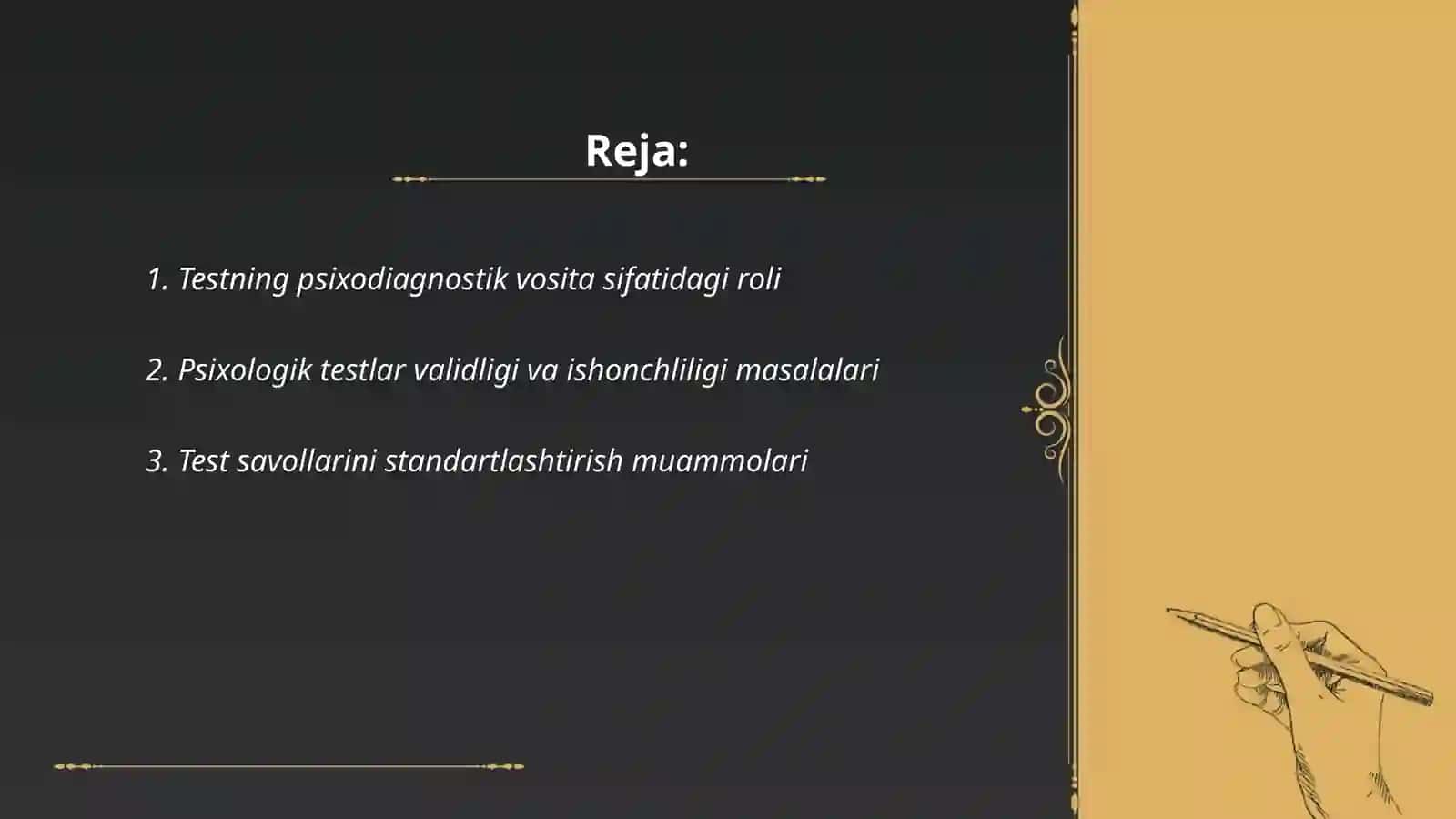 Psixodiagnostik vositalar haqida 2