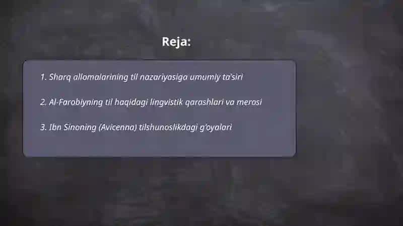 Sharq allomalarining til nazariyasi 2