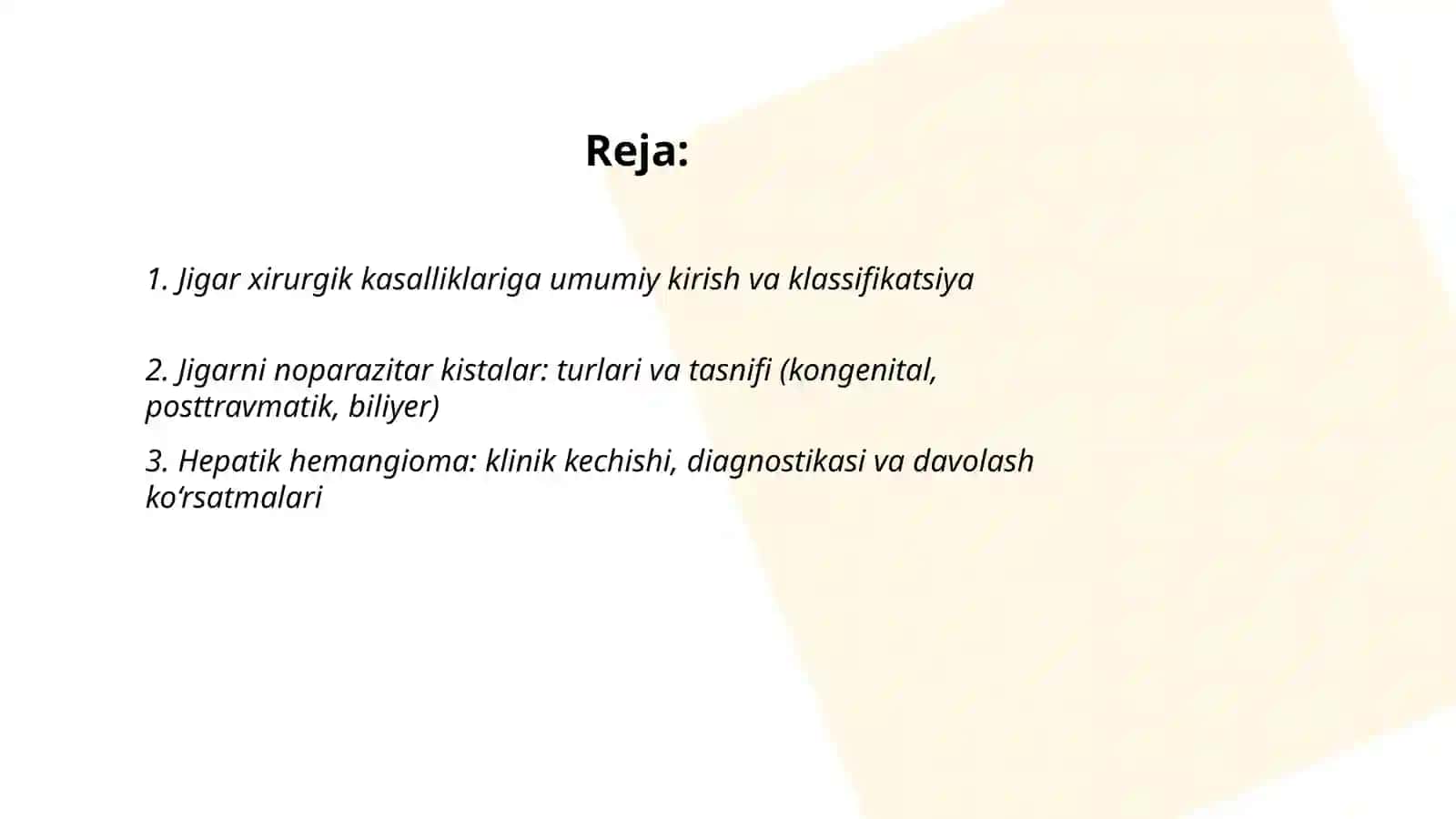 Jigar xirurgik kasalliklari 2