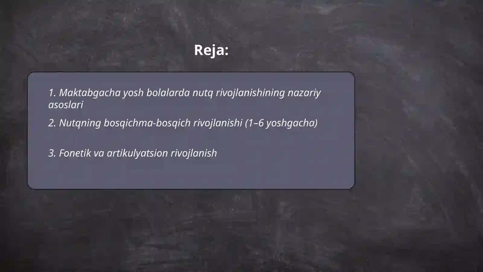 Maktabgacha tarbiya yoshida nutqning rivojlanishi 2