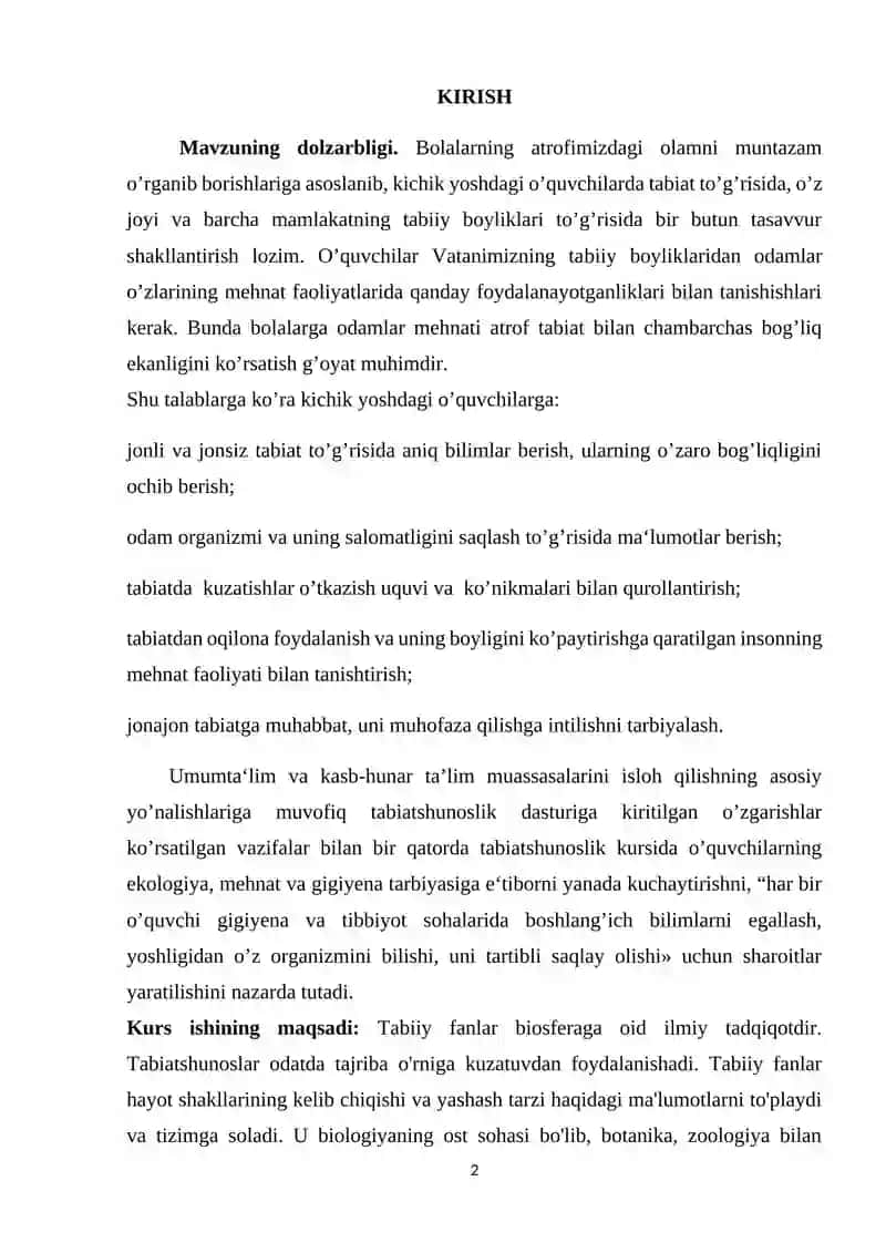 BOSHLANG'ICH TA'LIM TABIIY FANLARI TA'LIMOTINING SHAKLLANISHI VA FANNING RIVOJLANISHIGA HISSA QO'SHGAN JAHON METODISTLARI 2
