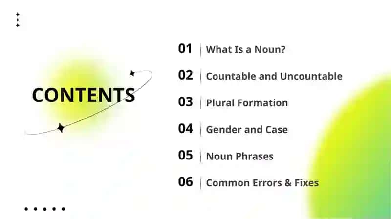 Mastering English Nouns 2
