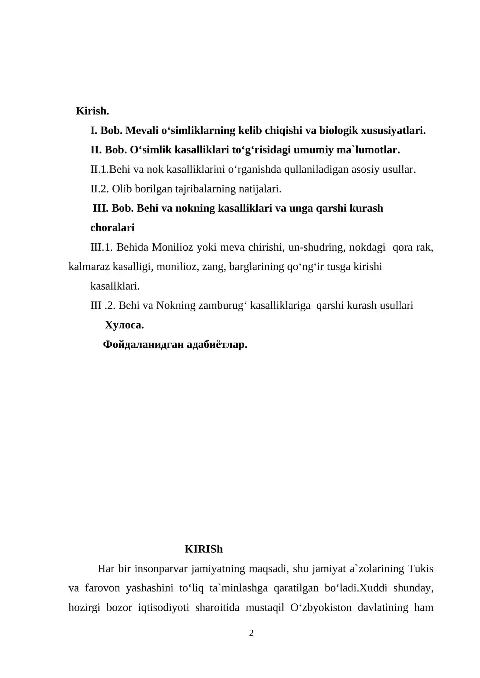 Behi va nokning kasalliklari va unga qarshi kurash choralari 2