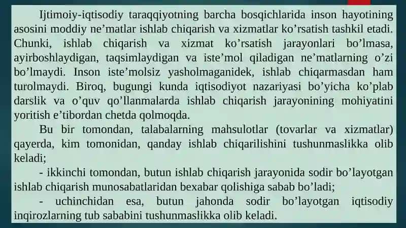 Ijtimoiy-iqtisodiy taraqqiyot 2