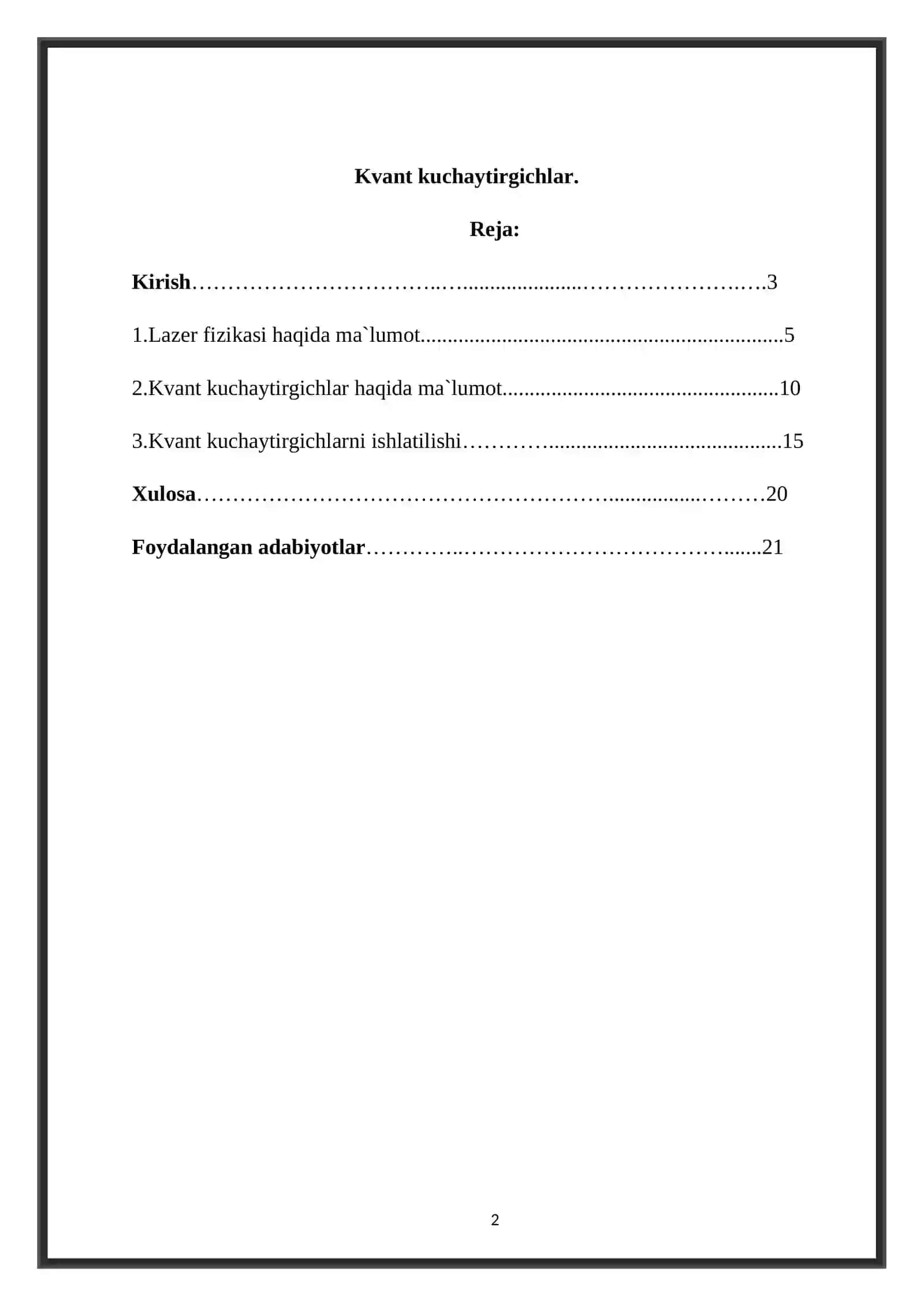 Kvant kuchaytirgichlar 2