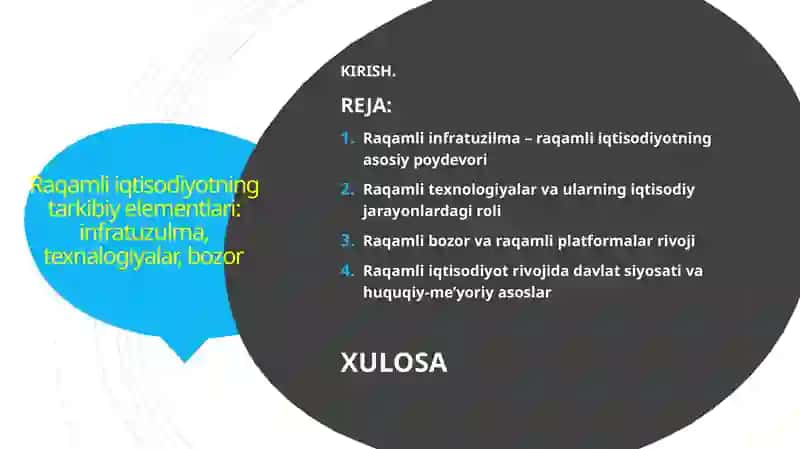Raqamli iqtisodiyotning roli 2