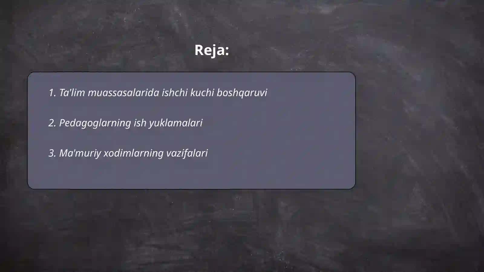 Ta'lim muassasida xosimlarni boshqarish va mehnatga haq to'lash 2
