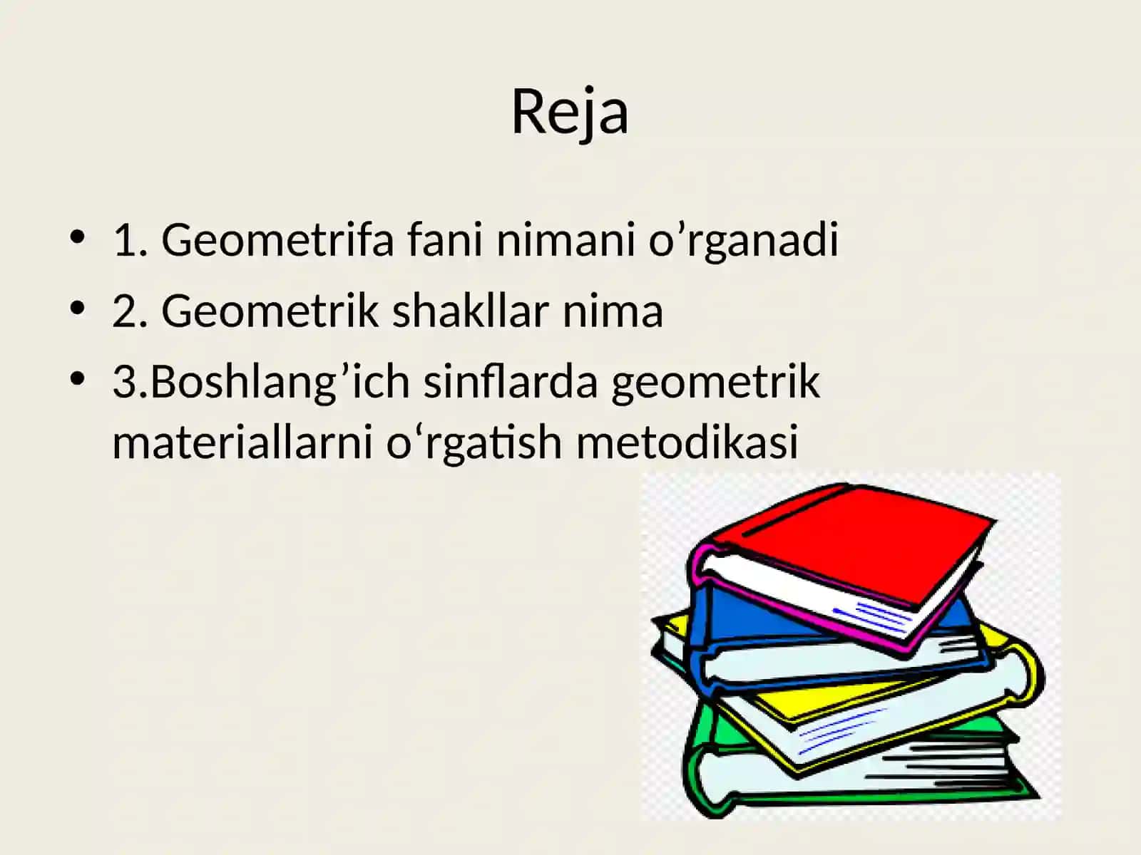 Matematika o‘qitish metodikasi 2