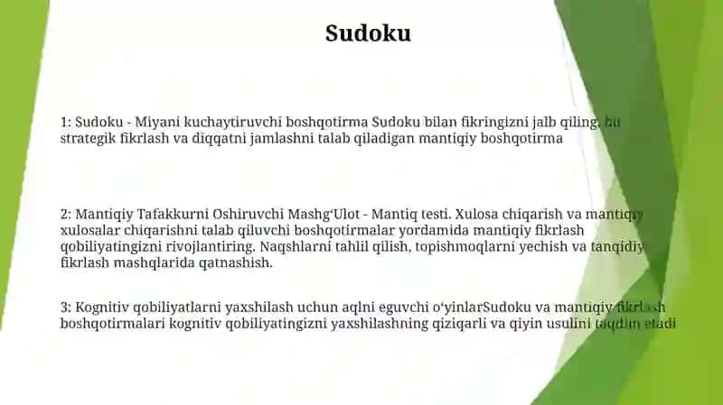 Mantiqiy Tafakkurni Oshiruvchi Mashg‘Ulot Turlari 2