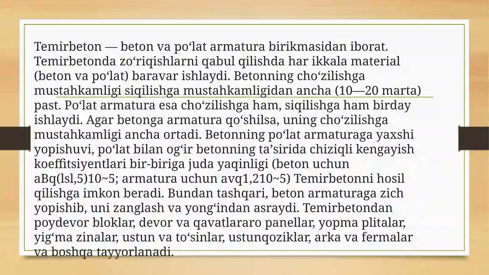 Beton aralashmalari temirbeton buyumlar va konstruksiyalarning kirish nazorati 2