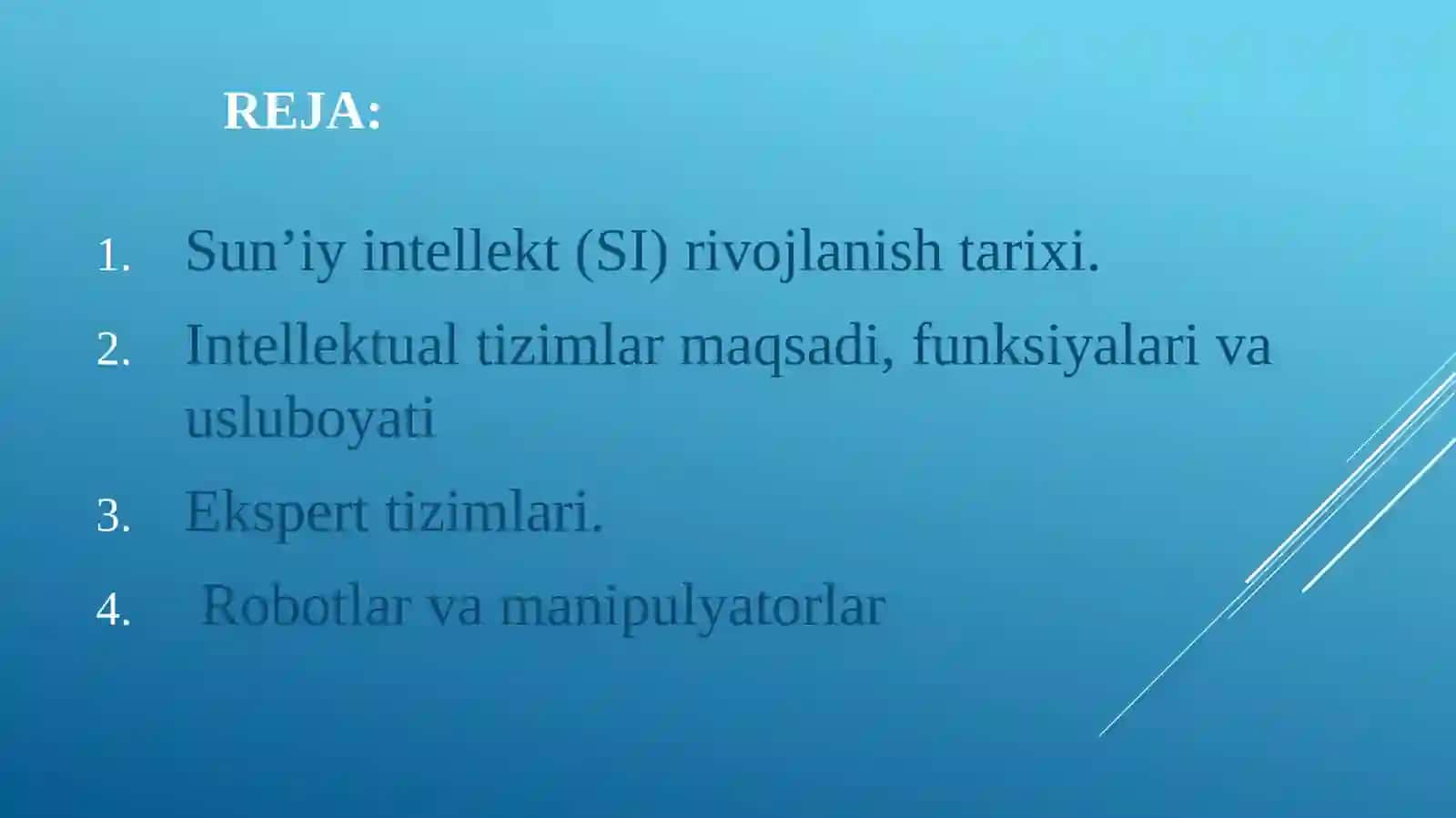 Intellektual Bosqaruv Tizimlarini Robatexneka Yunalishida Qullash 2