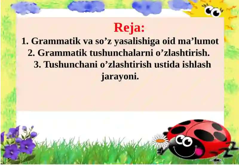 O‘quvchilardagrammatikavaso’zyasalishigaoidtushunchalarnishakllantirishningmetodikasoslari 2