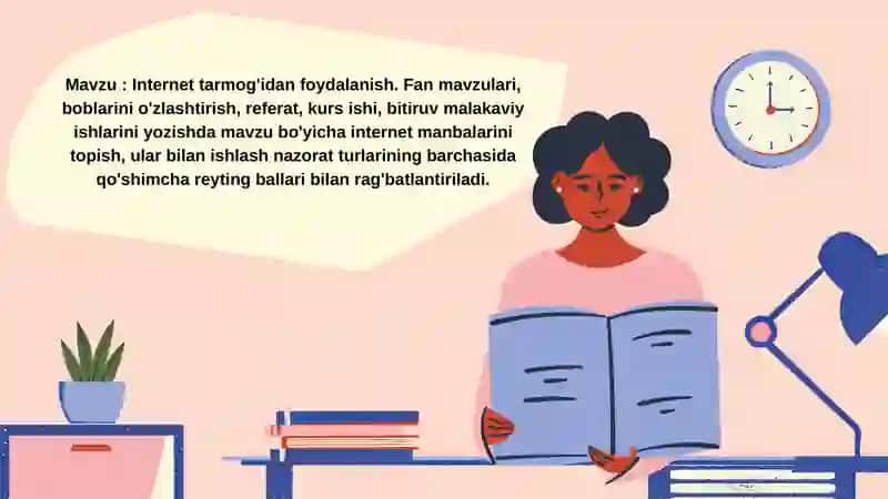 Internet tarmogʻidan foydalanish. Fan mavzulari , boblarini oʻzlashtirish , referat , kurs ishi , bitiruv malakaviy ishlarini yozishda mavzu boyicha internet manbalarini topish 2
