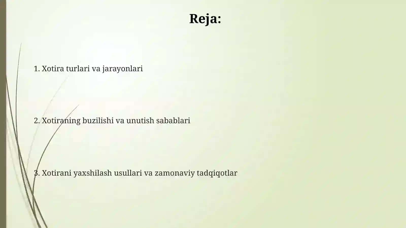 Kognitiv psixologiyada xotira 2
