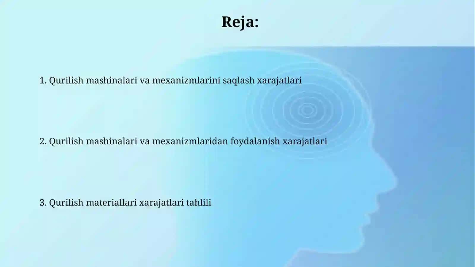 Qurilish mashinalari va mexanizmlari xarajatlari tahlili 2