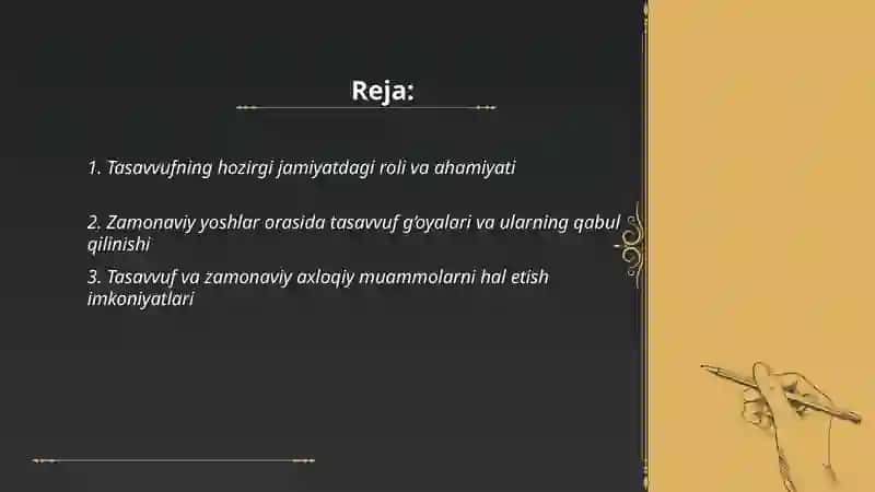 Tasavvuf va hozirgi zamon 2