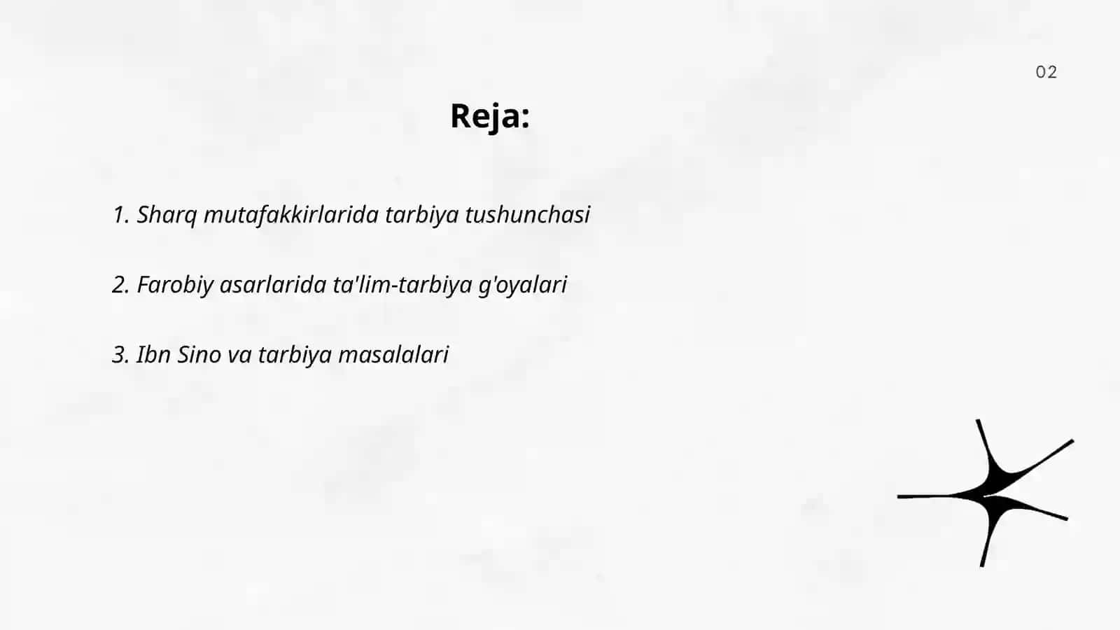 Sharq mutafakkirlari asarlarida tarbiya masalasi 2