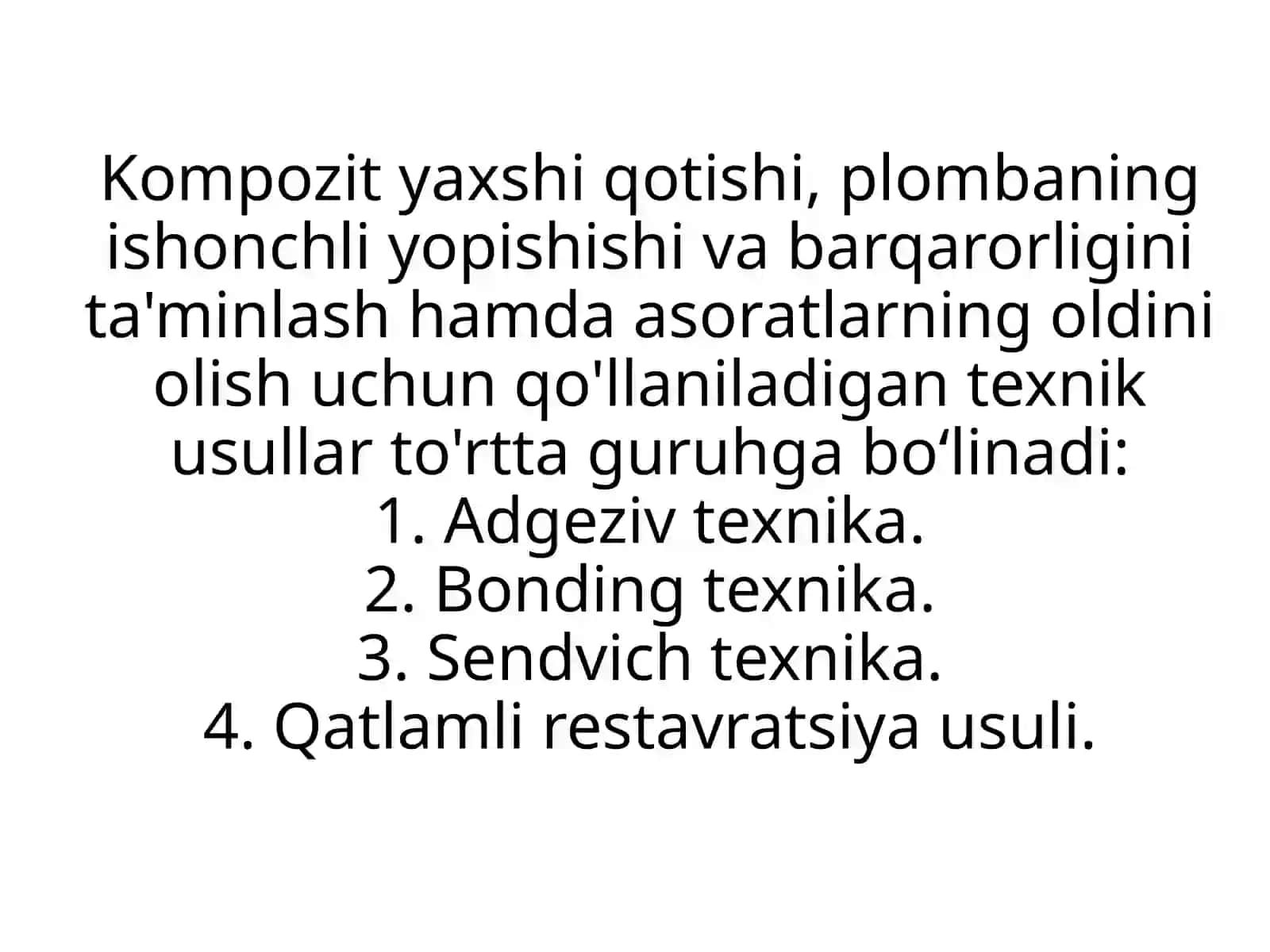 Adgeziv tizim 2