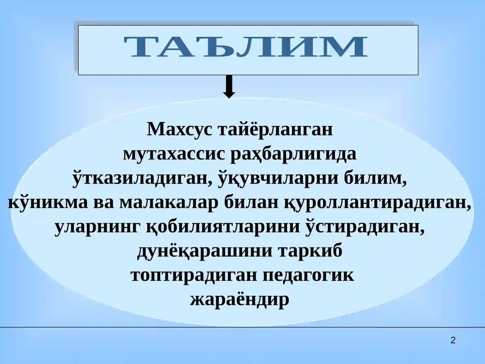Таълим воситалари 2