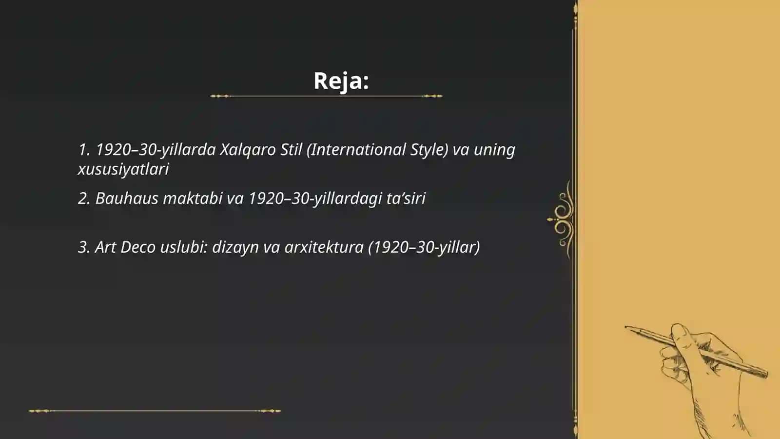 Chet el arxitekturasining birinchi jahon urushidan keyingi davri 20-asrning 20 30- yillari arxitekturasi 2