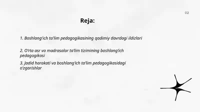 Boshlang'ich ta'lim pedagogikasining tarixiy taraqqiyoti 2